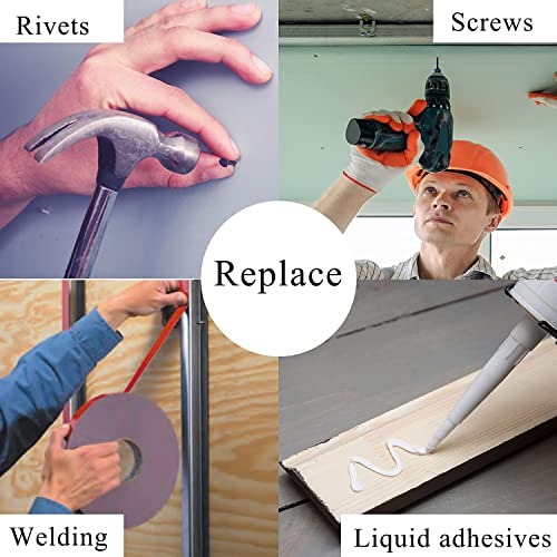Double Sided Tape 0.39in x 16.5ft, Mounting Tape Heavy Duty, Removeable PE Foam Tape Strips, Strong Adhesive Tape Waterproof Free Damage for Paint Wall Picture Hanging Poster