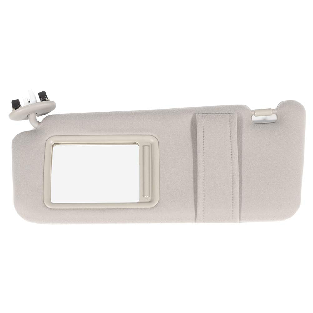 SCITOO Beige Left Driver Side Interior Sun Visor fit for Toyota for Camry 2006-2011 with Sunroof (OE:74320-06800-E0)