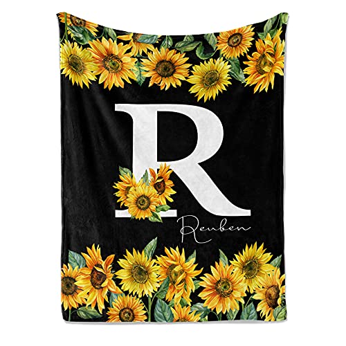 Jekeno Sunflower Gifts Blanket for Women Girls, Sunflowers Throw Gifts for Sunflower Lovers Adult Kids, Christmas Birthday Valentine's Day You are My Sunshine Gifts Blanket for Home Bed Couch