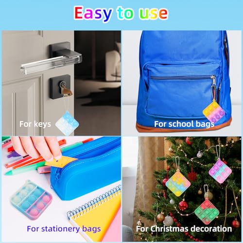 57PCS Party Favors for Kids,Fidget Toys Bulk Its Birthday Party Favors for Kids Toddlers Adult, Small Classroom Prizes Box Fidgets Toys for Kids, Goodie Bag Stuffers, Treasure Chest, Bubbles Poppers