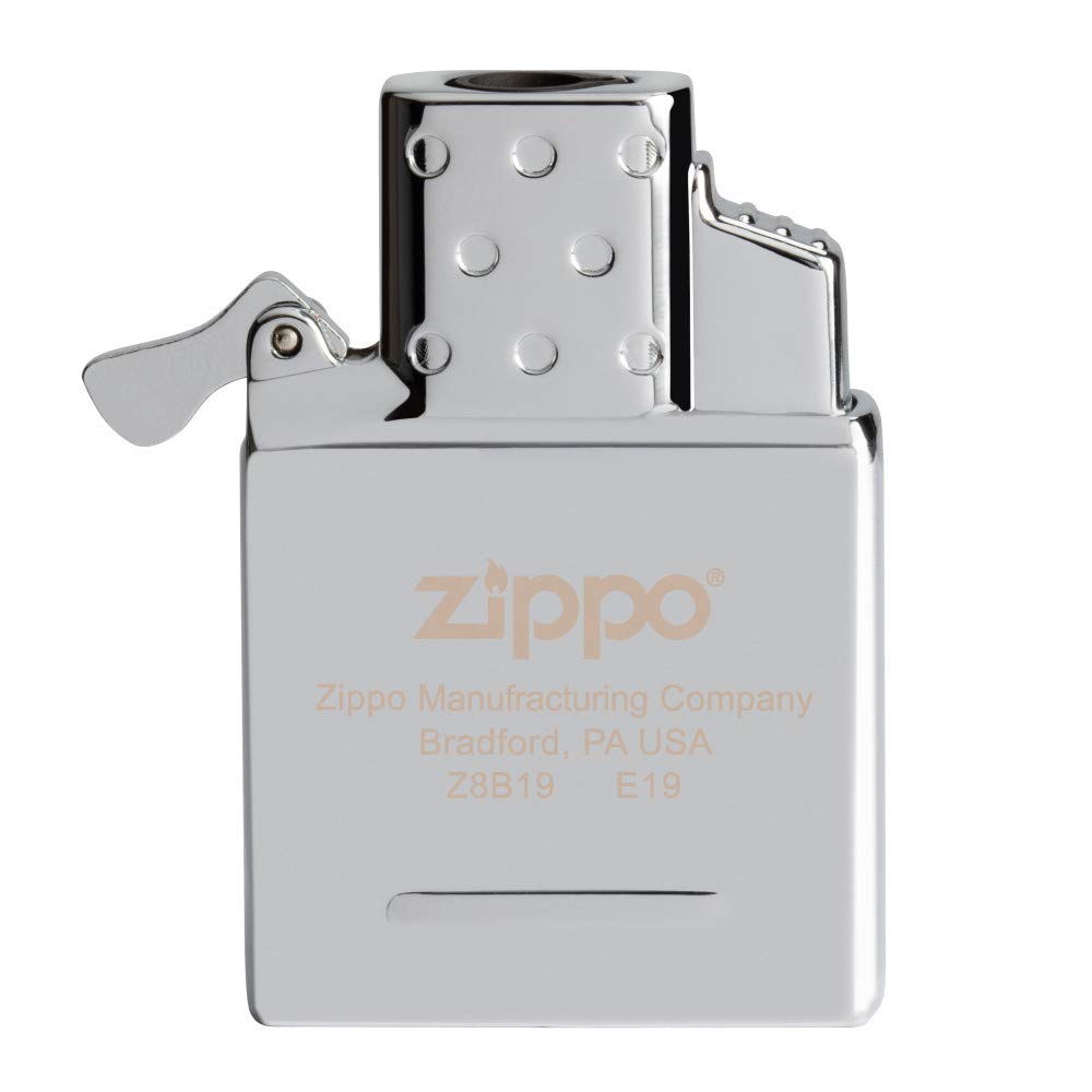 Zippo 65826 Butane Lighter Insert - Single Torch, Chrome