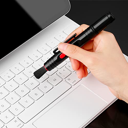 K&F Concept Professional Lens Cleaning Pen with Soft Brush, Carbon Head Lens Cleaning Pen for Canon, Nikon, Pentax, Sony Digital Camera Cleaning,AR VR Glasses Cleaning