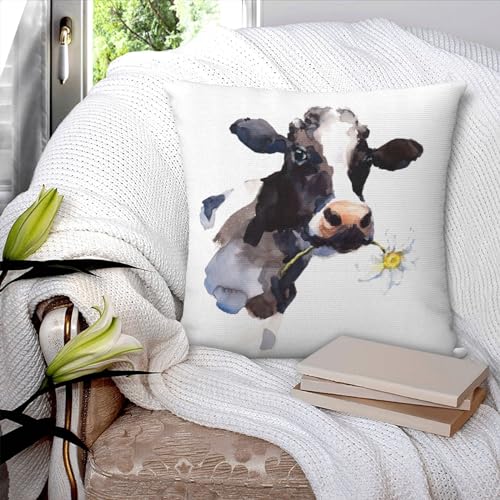 Educational Alphabet Animal Throw Pillow Cover Case 18 X 18 for Couch Sofa Bed Home Decor