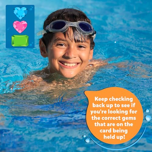 Skillmatics Seek & Splash Diving Gem Toys - Underwater Search and Find Game, Perfect for Swimming Pool & Summer Fun for Kids, Gifts for Boys & Girls Ages 6, 7, 8, 9 & Up