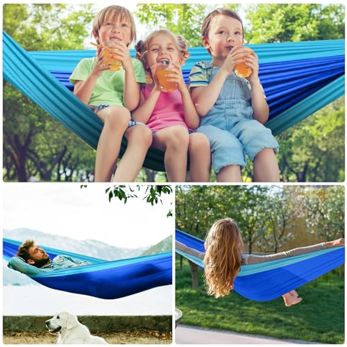 PHYSEN Camping Hammock - Hammock - Camping Gear - 2 Person Hammock - Backpacking Tree Hammock - Double Hammock Camping - Hiking Gear - Portable Hammock for Camping - Travel Hammock - Outdoor