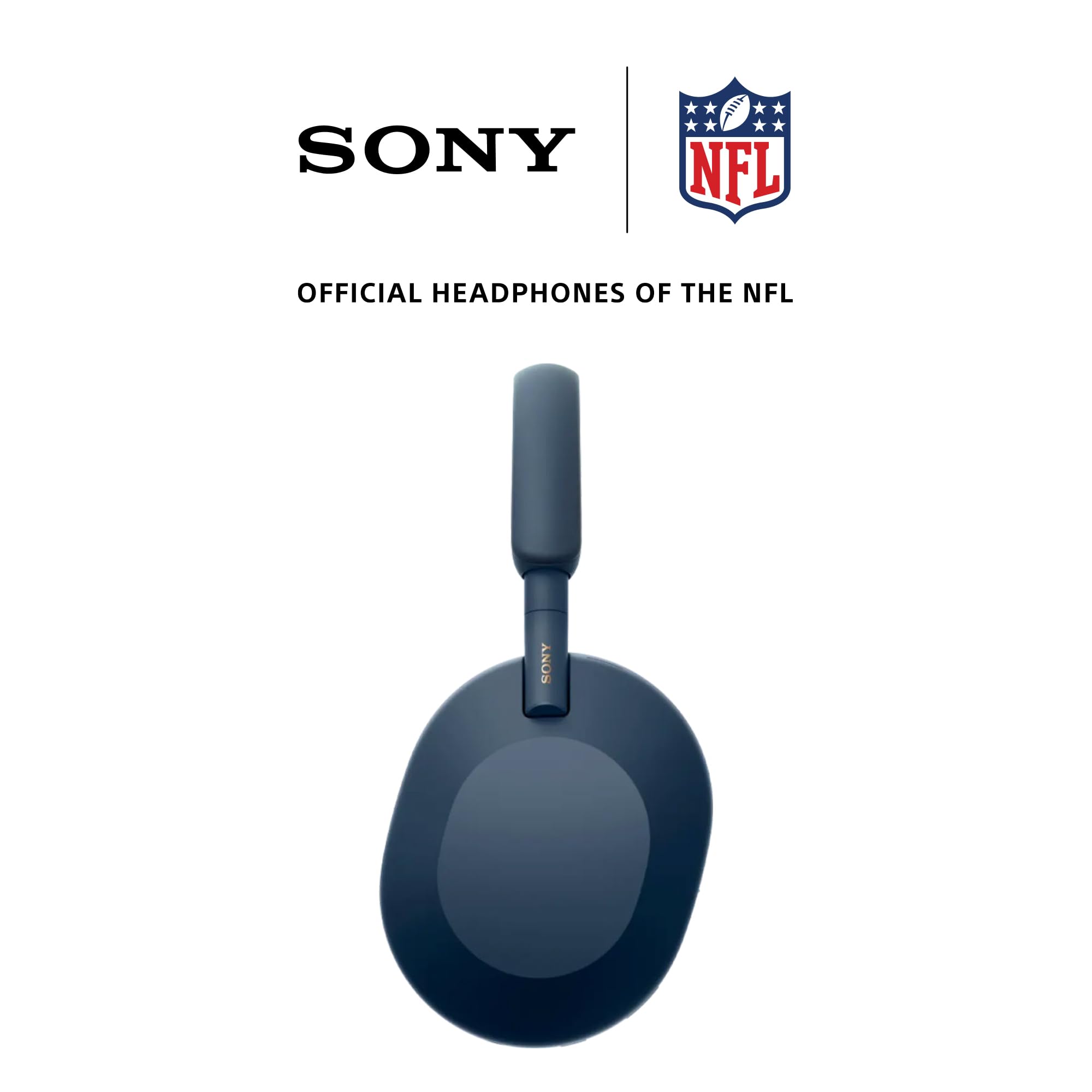 Sony WH-1000XM5 The Best Wireless Noise Canceling Headphones, Made Of Soft Fit Synthetic Leather, Integrated Processor V1, With 4 Beamforming Microphones, Up To 30-Hour Battery Life, Midnight Blue