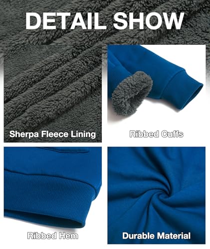 SWISSWELL Kids Fleece Hoodie Full Zip Hooded Sweatshirt Long Sleeve Cozy Jacket for Boys and Girls 6-15 Years Old(Orange, 10-11)