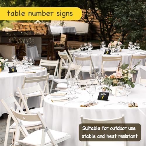 PigPotParty Acrylic Mini Chalkboard Signs for Outdoor Party Buffet, 12 Pcs 4"x3", Glossy Black Elegant Food Labels for Wedding, Table Signs, Place Cards, Include 2 Wet Erase Markers