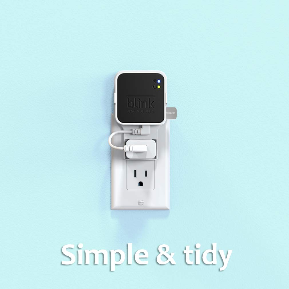 256GB USB Flash Drive and Outlet Mount for Blink Sync Module 2, Save Space and Easy Move Mount Bracket Holder for Blink Outdoor Indoor Security System (Blink Sync Module 2 is NOT Included)