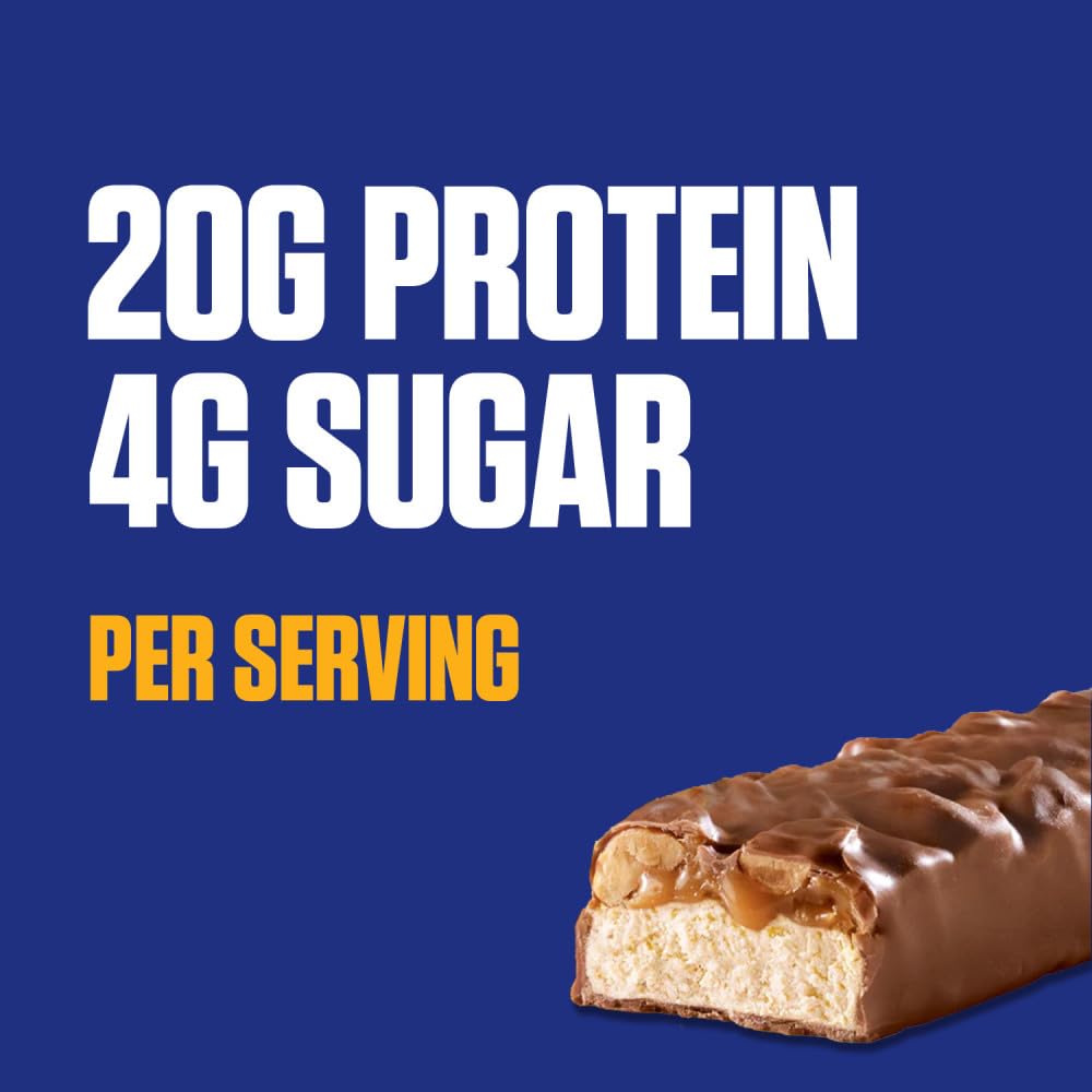 SNICKERS Peanut & Caramel Hi Protein Bar, 24.12 oz, 12 ct Box