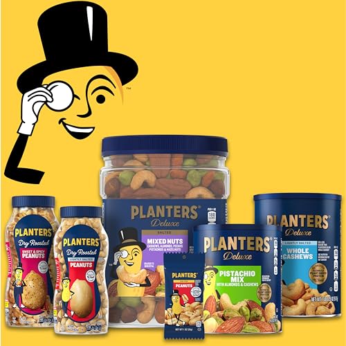 Planters Chipotle Peanuts (8 ct Pack, 6 oz Canisters)