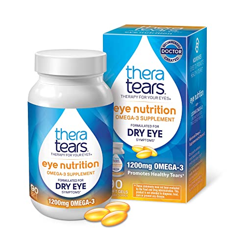 TheraTears Omega 3 Supplement, 1200mg, 90 ct (Pack of 1)