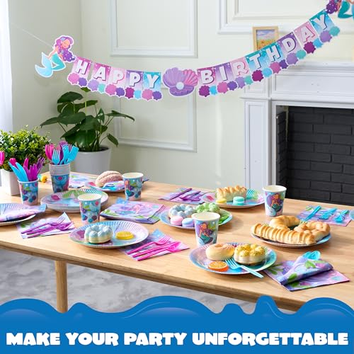 JOYIN 145 Pcs Construction Birthday Party Supplies with Banner, 24 Serves Tractor Truck Tableware Set with Plates, Cups, Napkins, and Cutlery Sets for Construction Themes Party Kids 6 7 8 Years