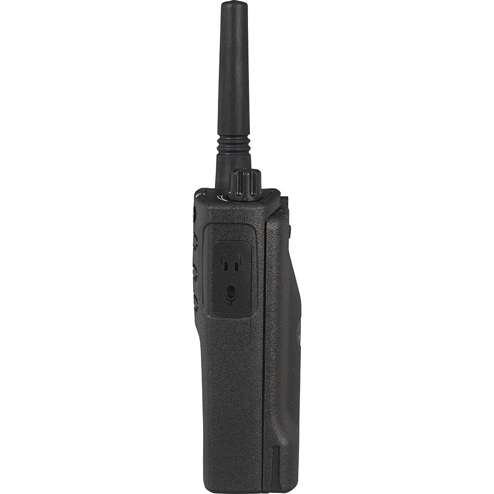 2 x Motorola RMM2050 On-Site 2-Way Radio (RMM2050) + Mic Sanitizer Spray + 2 x Microfiber Cloth - 2 Pack Bundle