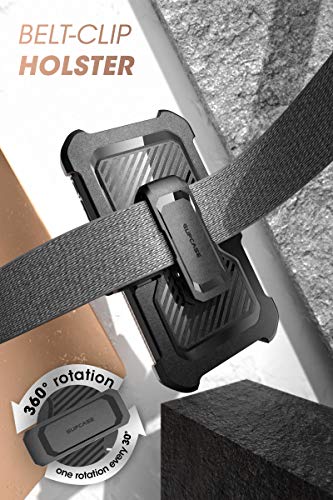 SUPCASE for Samsung Galaxy S21 5G Case with Satnd (Unicorn Beetle Pro), [Built-in Belt Clip] Heavy Duty Shockproof Protective Phone Case Without Built-in Screen Protector for Galaxy S21, Ruddy
