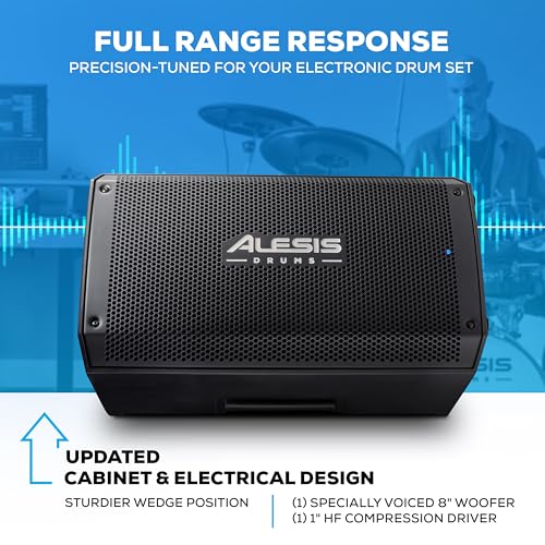 Alesis Nitro Max Kit Electric Drum Set with Quiet Mesh Pads, 10" Dual Zone Snare, Bluetooth, 440+ Authentic Sounds, Drumeo, USB MIDI, Kick Pedal