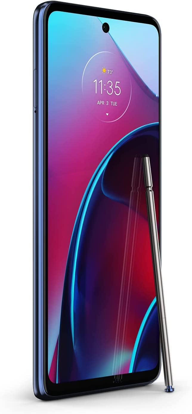 Motorola Moto G Stylus | 2022 | 2-Day Battery | Unlocked | Made for US 4/128GB | 50MP Camera | Twilight Blue | 4G RAM, 4G/3G cellular technology