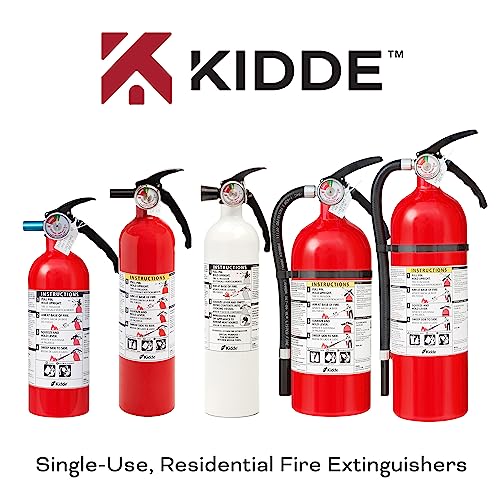 Kidde Fire Extinguisher for Home & Office Use, 5-B:C, 3.2 Lbs., USCG Approved with Strap Bracket (Included)