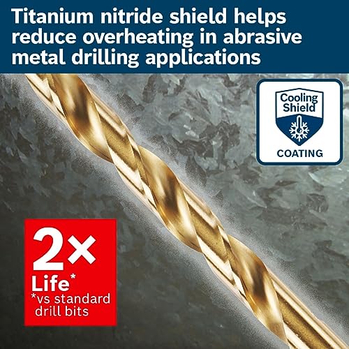 Bosch SDC10 1/4 In. to 1-3/8 In. High-Speed Steel Turbo Step Drill Bit