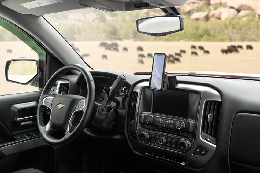 Scosche ProClip Center Dash Mount Compatible with 2014 to 2018 Chevy Silverado 1500 Series Trucks with StuckUp Universal Phone Mount Bundle