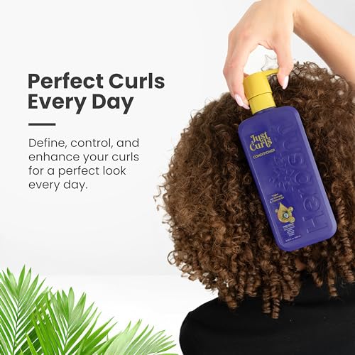 Herbishh Just Curls Vegan Shampoo and Conditioner + Deep Conditioner for Curly Hair Products Kit Enriched with Avocado & Coconut Oil for Dry Damaged, Wavy, Curly Hair Gift set for Women & Men