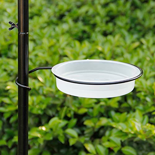 yosager Premium Bird Feeding Station Kit, 75" x 21" Bird Feeder Pole, A Multi Feeder Hanging Kit with Metal Suet and Bath for Attracting Wild Birds, Birdfeeder and Planter Hanger