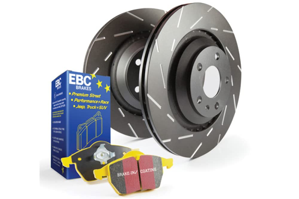 Ebc Brakes S9Kr1514 S9 Kits Yellow stuff And Usr Rotors Incl. Rotors And Pads Rear Rotor Dia. 10.7 In. S9 Kits Yellow stuff And Usr Rotors