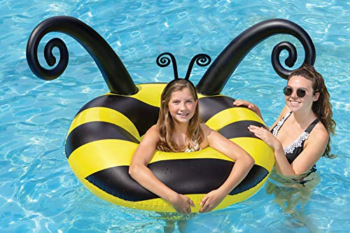 Poolmaster 48-Inch Inflatable Swimming Pool Party Float, Seahorse, Coral