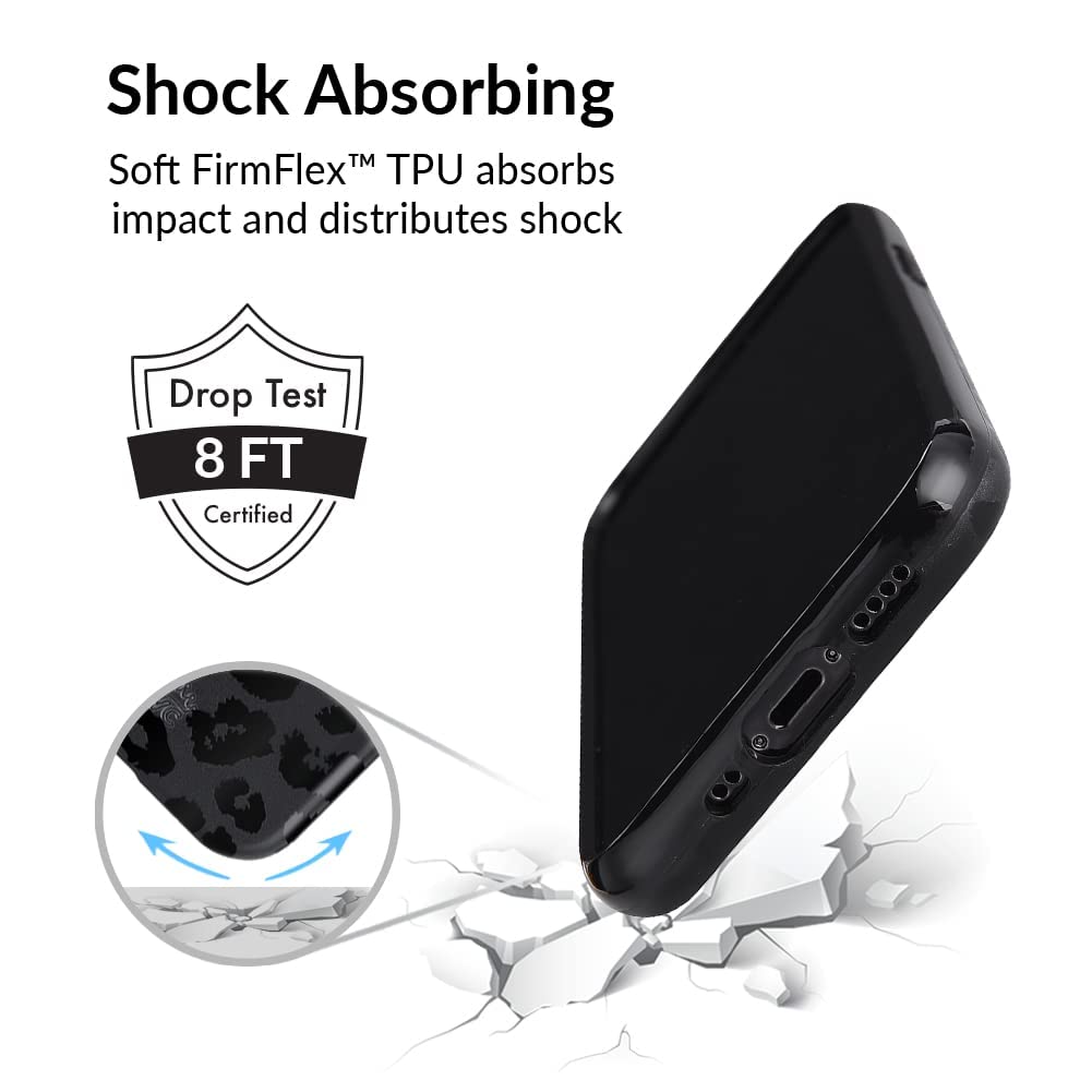 VELVET CAVIAR Black Leopard Cheetah Print Phone Case for iPhone 14 Pro - Compatible with MagSafe - 10ft Drop Tested