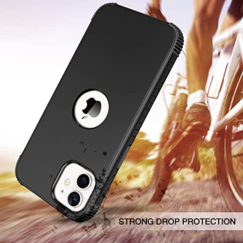 BENTOBEN for iPhone 12 Case, Phone Case for iPhone 12 Pro, Heavy Duty 2 in 1 Full Body Rugged Shockproof Protection Hybrid Hard PC Bumper Drop Protective Girls Women Boy Cover,Light Green