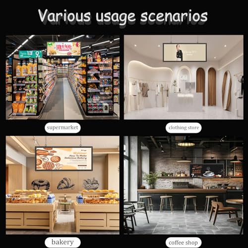P6 Outdoor LED Sign 40" x 18" Programmable LED Scrolling Message Board with High Resolution Support Texts, Images& Video with Waterproof IP45