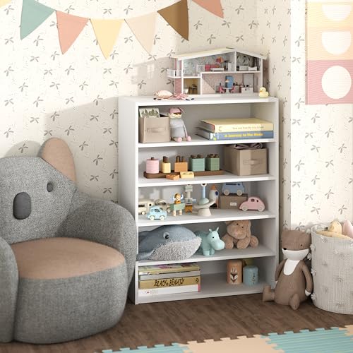 ClosetMaid 1565 Stackable 5-Shelf Organizer, White