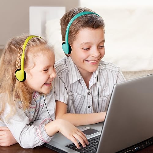 YFSFQS Classroom Kids Headphones Bulk 30 Pack for School Students Children Teen Boys Girls, Wholesale Bulk Headphones for Classroom Earphones (10 Mix Color Headphones)
