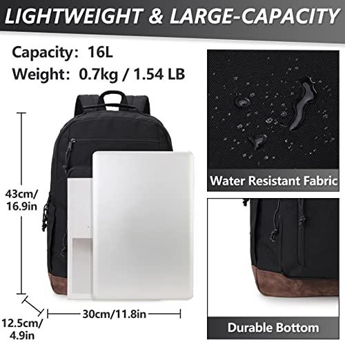 VX VONXURY Backpack for Men Women,Lightweight Bookbag with Mulitiple Pockets,Classical Water Resistant Travel Backpack