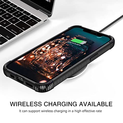 BENTOBEN for iPhone 12 Case, Phone Case for iPhone 12 Pro, Heavy Duty 2 in 1 Full Body Rugged Shockproof Protection Hybrid Hard PC Bumper Drop Protective Girls Women Boy Cover,Light Green