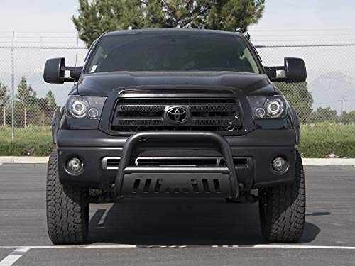 Armordillo USA 7177802 Mesh Bull Bar Bumper Guard - Matte Black Fits 2016-2023 Toyota Tacoma