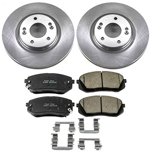 Power Stop KOE6982 Autospecialty Front Replacement Brake Kit-OE Brake Rotors & Ceramic Brake Pads For Hyundai Sonata 2015 [Model Specific]