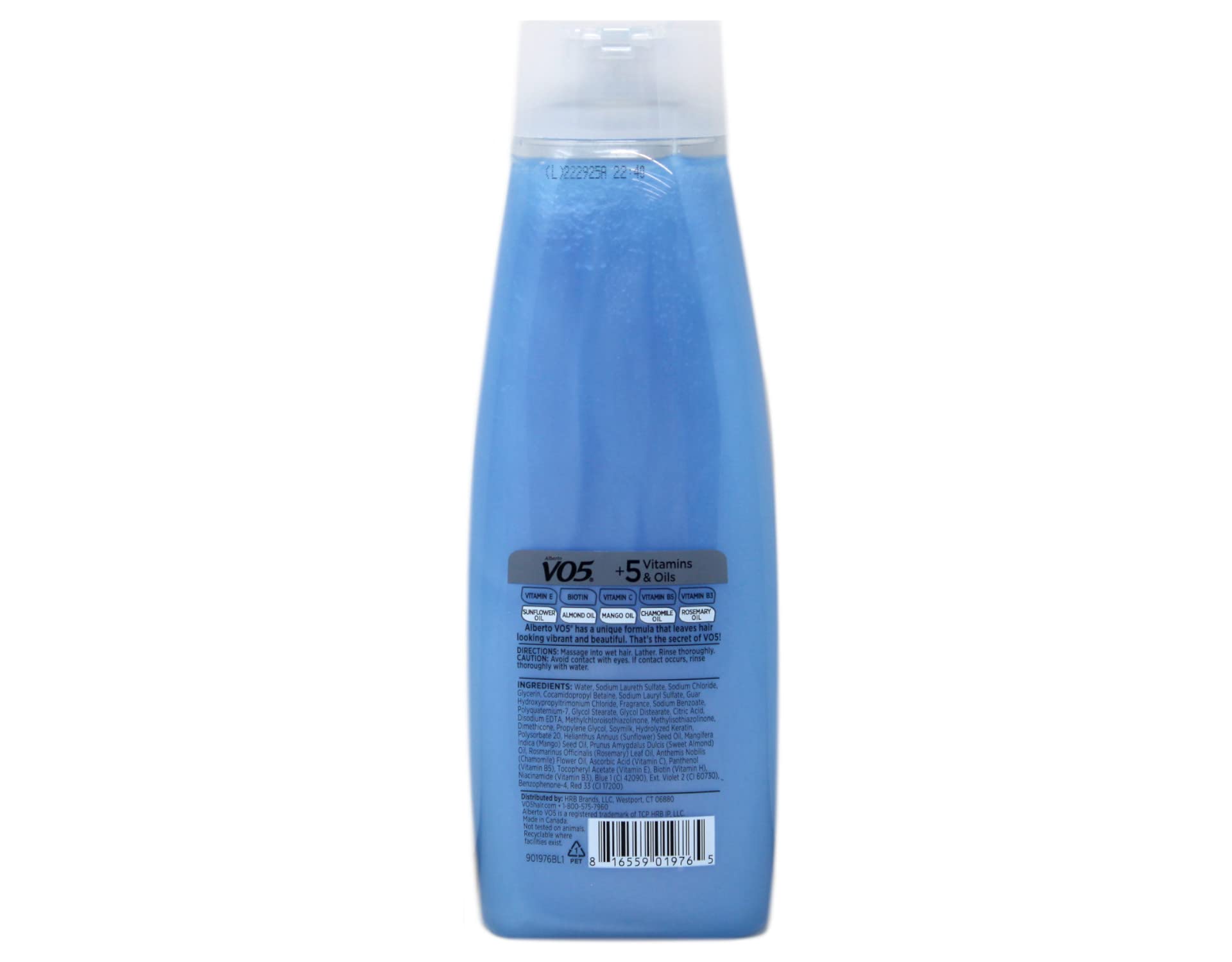 Alberto VO5 2 in 1 Moisturizing Shampoo/Conditioner, Softens and Shines, 6 Pack of 12.5 Oz Bottles