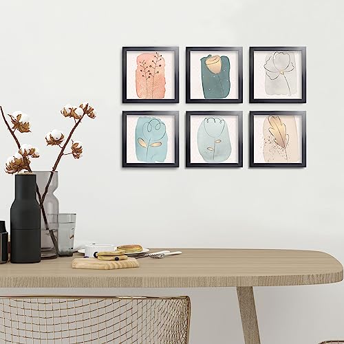 LaVie Home 14 x 24 Poster Frame 2 Packs Black, Display Pictures 14x24 Without Mat, Horizontal or Vertical Wall Gallery Poster Frames with High Definition Plexiglass Suitable for Family Photos,