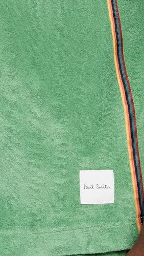 PS Paul Smith Men's Towelling Lounge Shirt, Bottle Green
