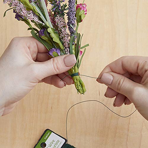FloraCraft 26 Gauge Floral Wire 270 Feet Bright Silver