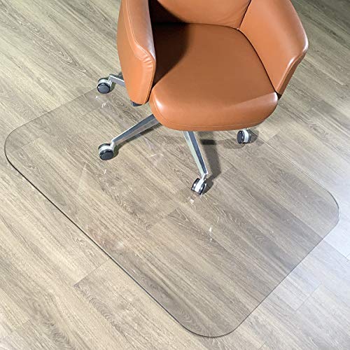 [Upgraded Version] Crystal Clear 1/5" Thick 54" x 32" Heavy Duty Hard Chair Mat, Can be Used on Carpet or Hard Floor