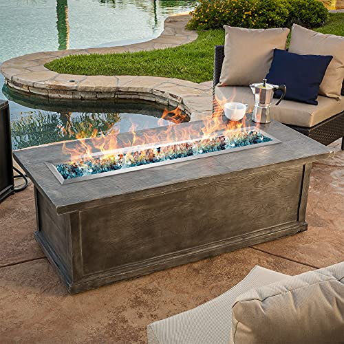 Stanbroil Stainless Steel Linear Trough Drop-in Fire Pit Pan and Burner 30 by 6-Inch