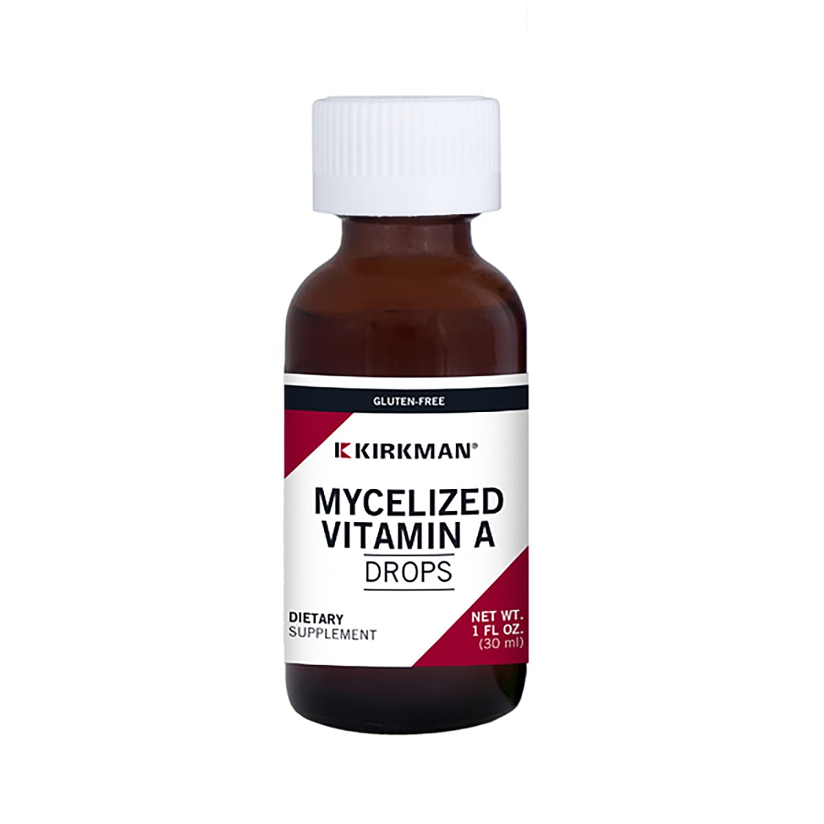 Kirkman - Mycelized Vitamin A Liquid - 30ml - Essential Vitamin - Supports Immune Health - Hypoallergenic