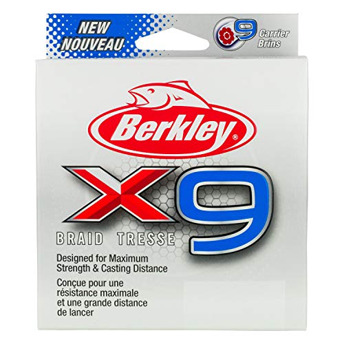 Berkley x9 Braid Superline, Suitable for Freshwater Environments