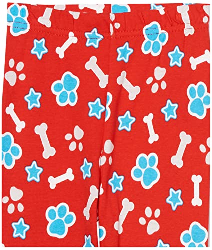 Nickelodeon Boys' Paw Patrol 6-Piece Snug-fit Cotton Pajama Set, Soft & Cute for Kids, Grey/Red/Blue, 2