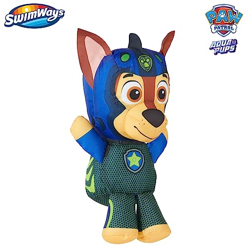 SwimWays Paw Patrol AquaPups Chase Swim Huggable, Paw Patrol Toys, Bath Toys & Beach Toys, Floating Water Stuffed Animal for Kids Aged 1 & Up