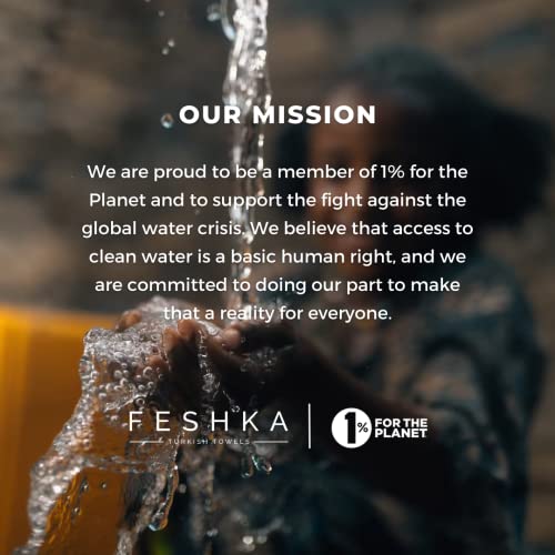 FESHKA Sand Free Turkish Beach Towel (37 x 67) Quick Dry Bath Towel, Oversized Beach Blanket, Lightweight for Travel - Made with 100% Organic Turkish Cotton - Wanderer (Black)