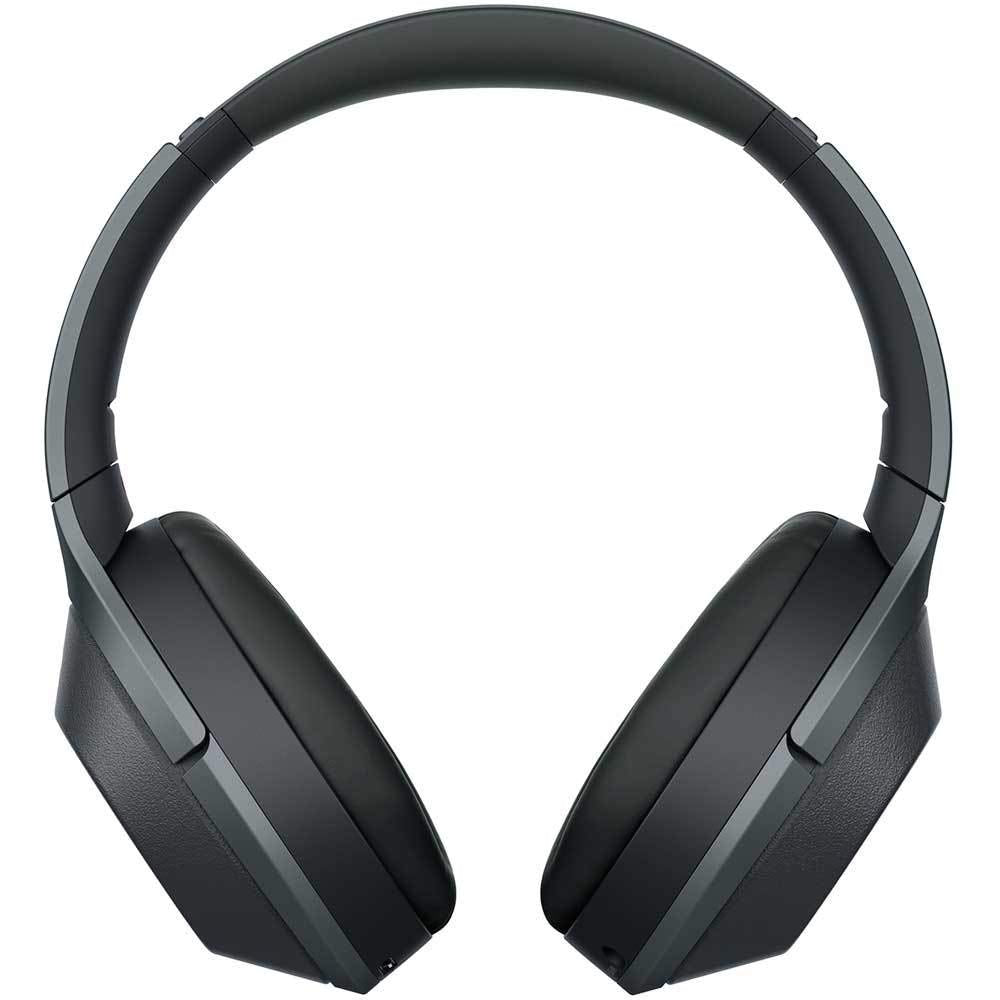 Sony Noise Cancelling Headphones WH1000XM2: Over Ear Wireless Bluetooth Headphones with Microphone - Hi Res Audio and Active Sound Cancellation - Black (2017 model)