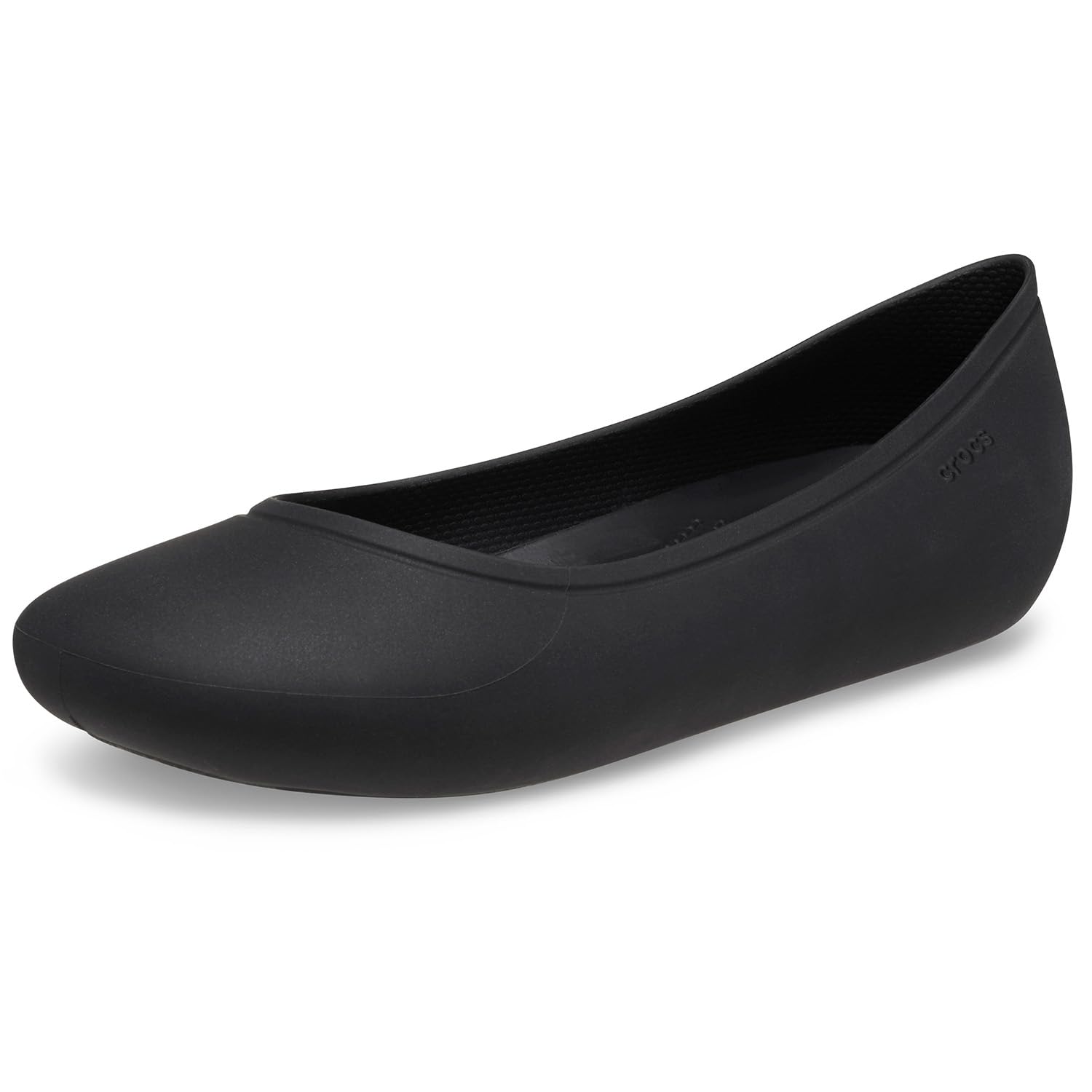 Crocs Brooklyn Flats, Ballet Slippers for Women, Black, 8 Women